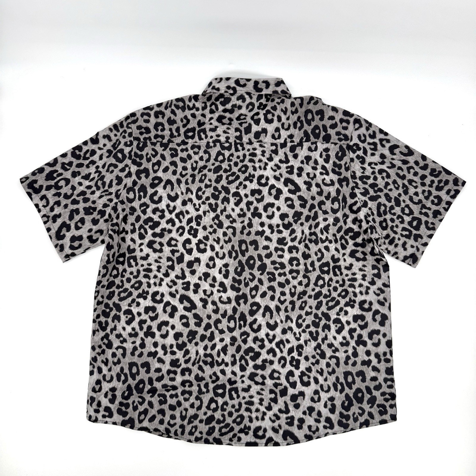 Atlanl Mens Xxl Lot Of 4 Cotton Short Sleeve Button Up Shirts Funky Designs Boho — image 7 of 8